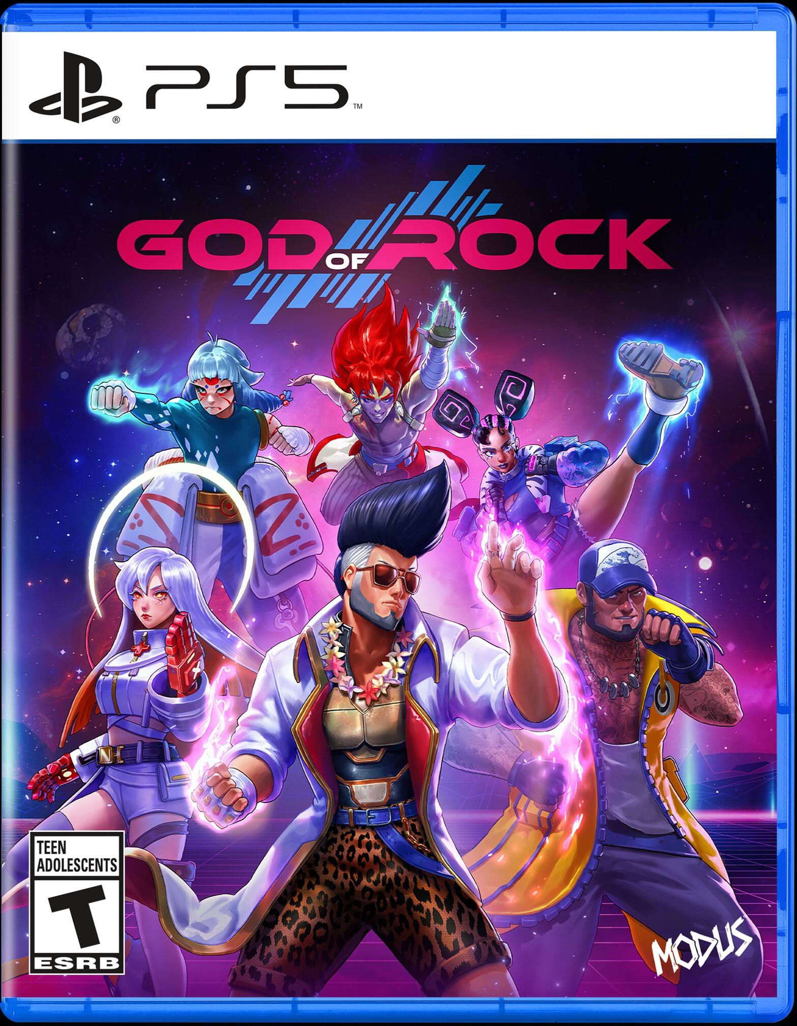 Front Zoom. God of Rock - PlayStation 5.