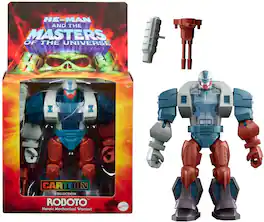 Mattel - Masters of the Universe: Origins 200X Cartoon Collection Roboto Action Figure (He-Man, MOTU) - COLLECTIBLES - Multicolor
