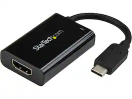 StarTech.com - USB-C to HDMI Adapter - 4K 60Hz, Thunderbolt 3, USB PD