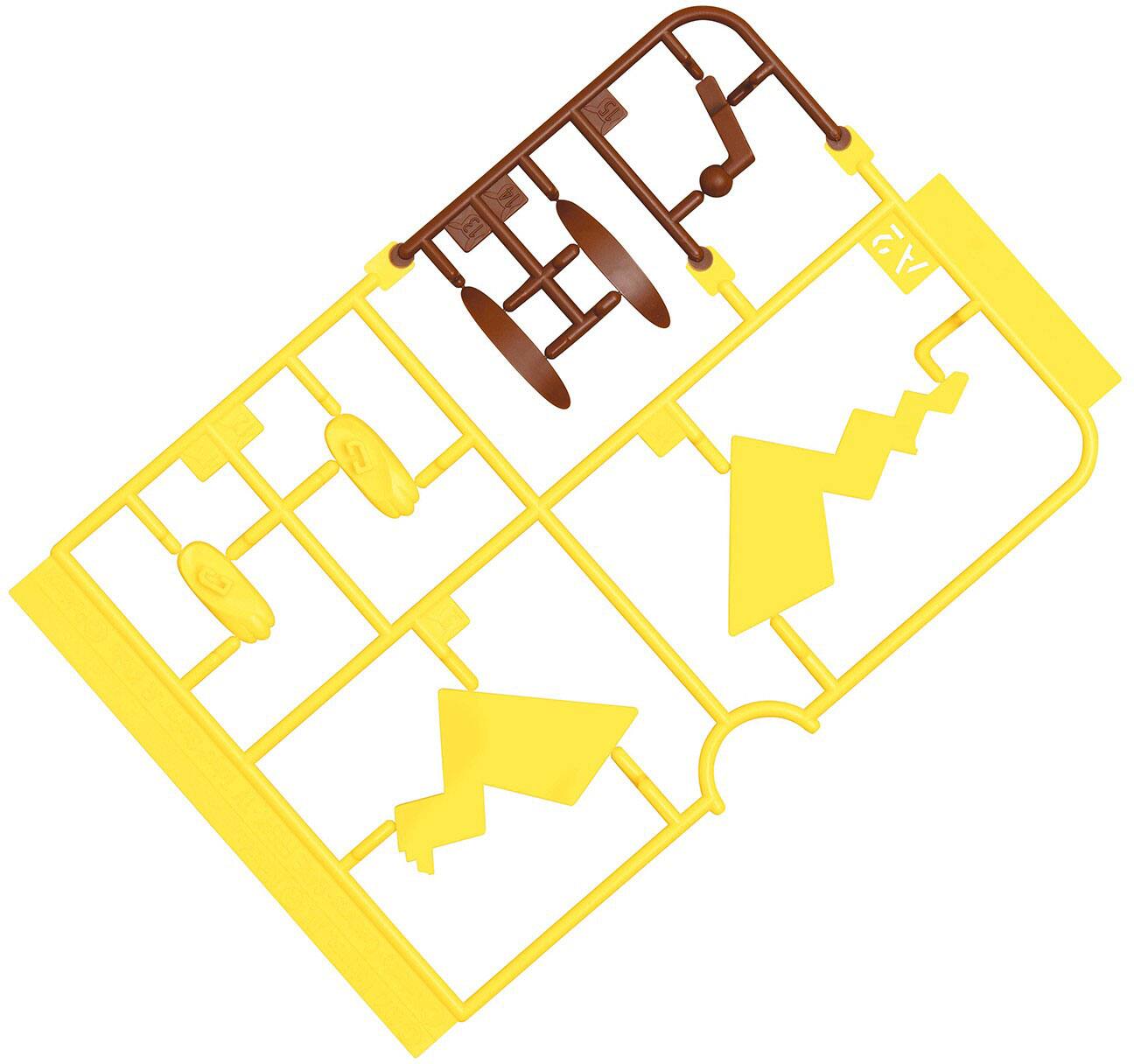 Alt View 2. Bandai - 01 Pikachu - 4" Figure - Pokémon - Bandai Hobby - Pokémon Model Kit Quick!!.