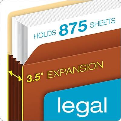 875 sheets holds 3.5" expansion legal