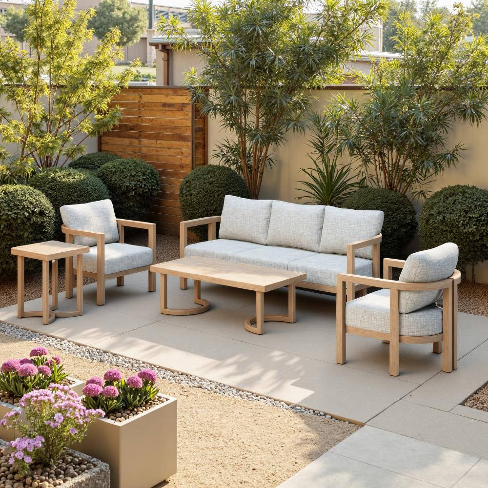 Left. Hivvago - Leto Coffee Table Brown - Brown.