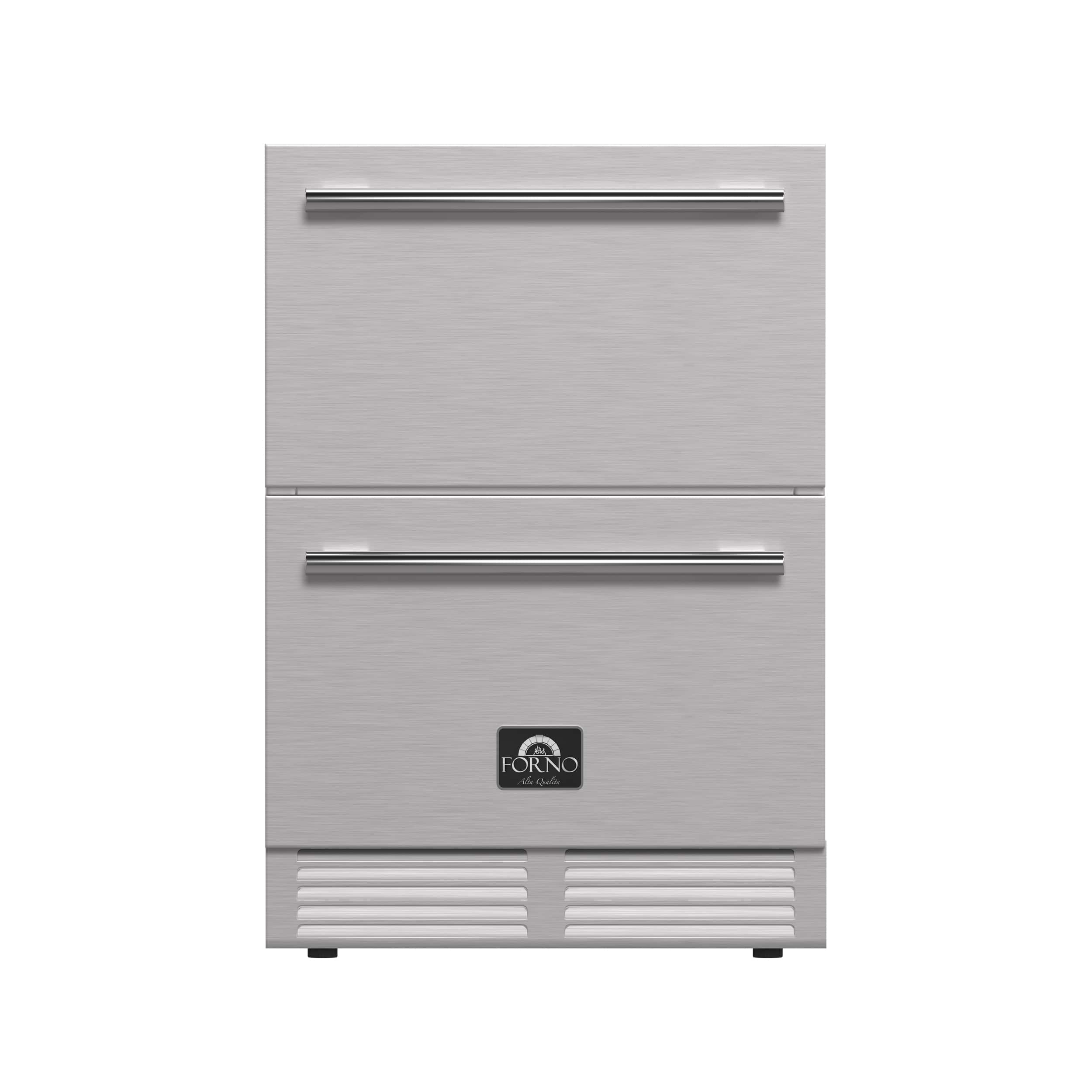 Forno Appliances - Como 4.87 Cu. Ft. Drawer Refrigerator for Indoor or Outdoor Use - Stainless Steel