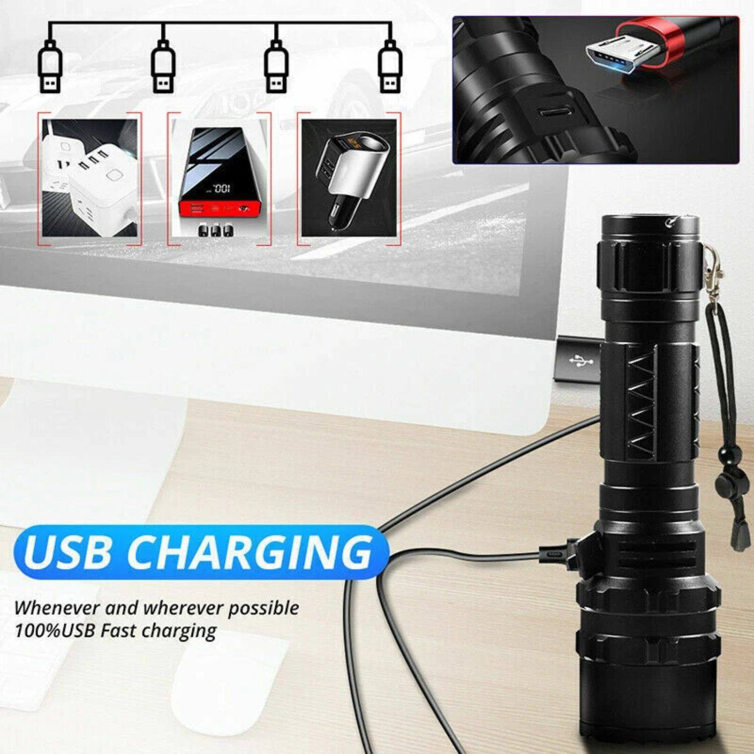 USB CHARGING  
Whenever and wherever possible  
100% USB Fast charging