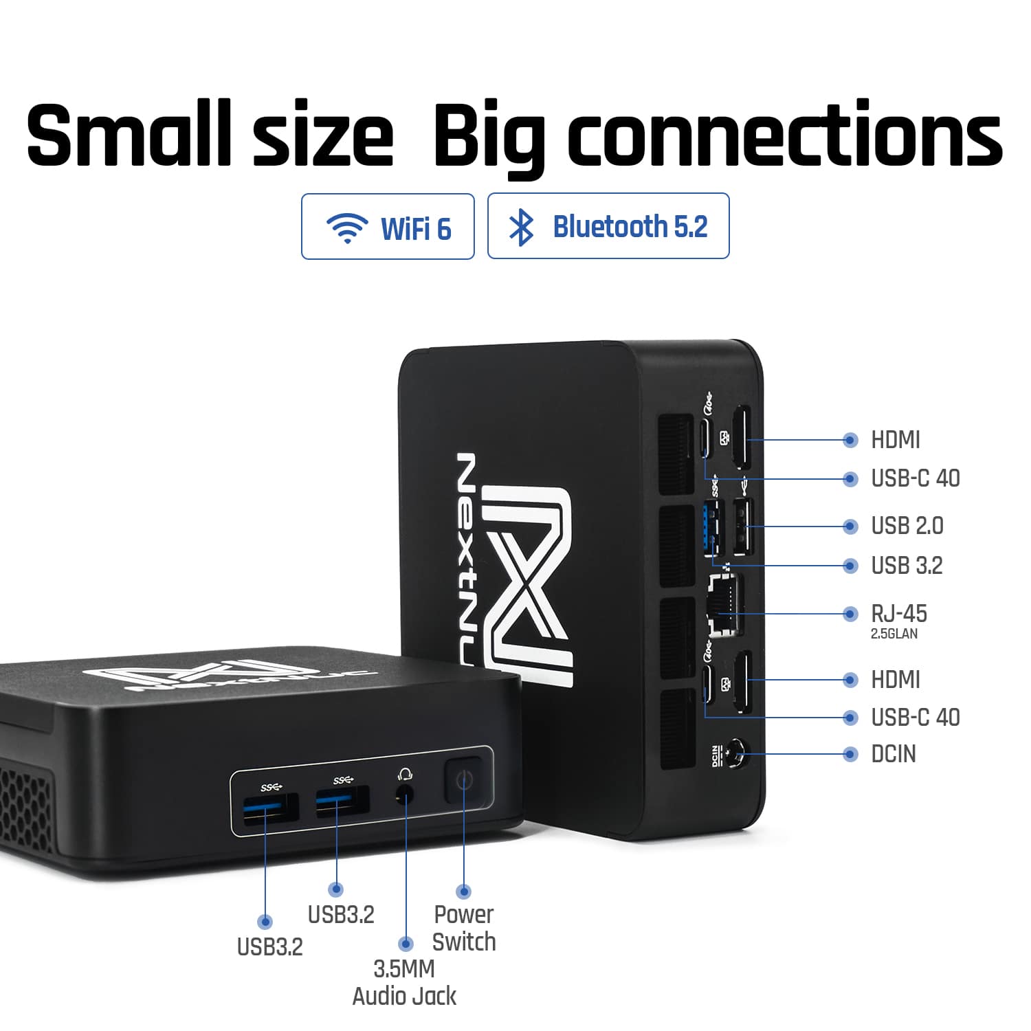 NextNuc intel 13Pro Mini Desktop (Intel i5 1334U, 16GB DDR4, 512GB