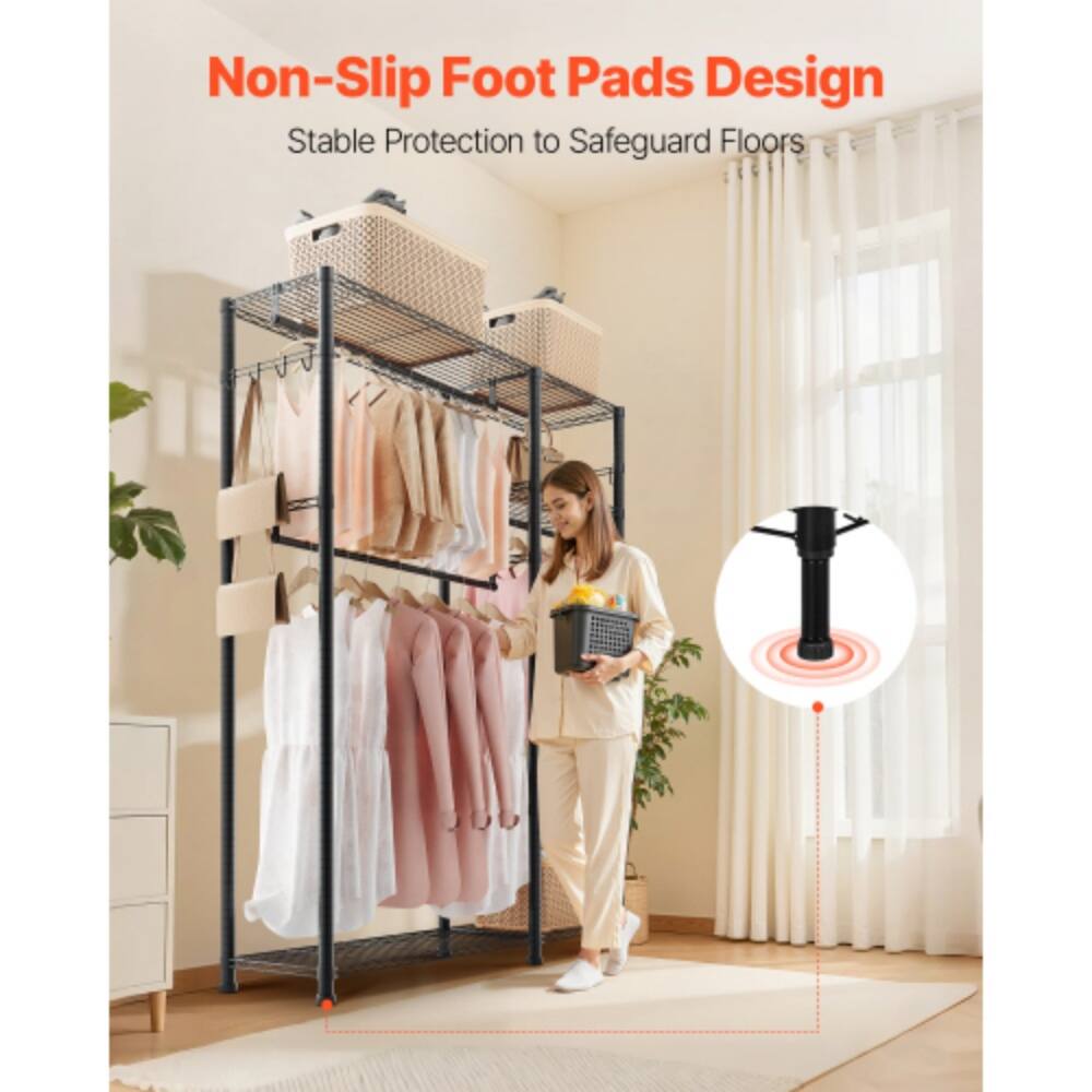 Non-Slip Foot Pads Design  
Stable Protection to Safeguard Floors