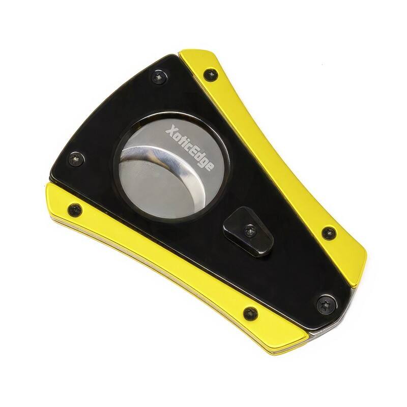 Angle. Prestige - XoticEdge XhaleX (Yellow & Black) - Yellow & Black Finish.