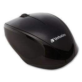 Verbatim - 97992 2.4 GHz Frequency/32.8 ft Wireless Range Left/Right Hand Use Wireless Multi-Trac Blue LED Mouse - Wireless - Black