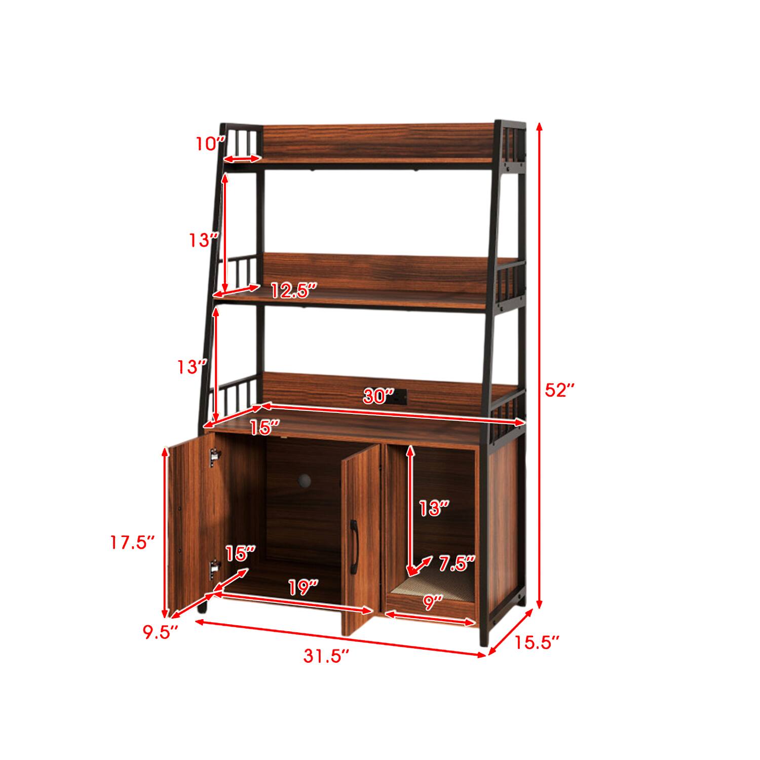 10" 13" 12.5" 13" 15" 30" 52" 13" 17.5" 9.5" 15" 19" 31.5" 7.5" 9" 15.5"