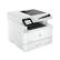 Angle. HP - LaserJet Pro MFP 4101fdne All-In-One Black-and-White Laser Printer with 3 months of Instant Ink included with HP+ - White.