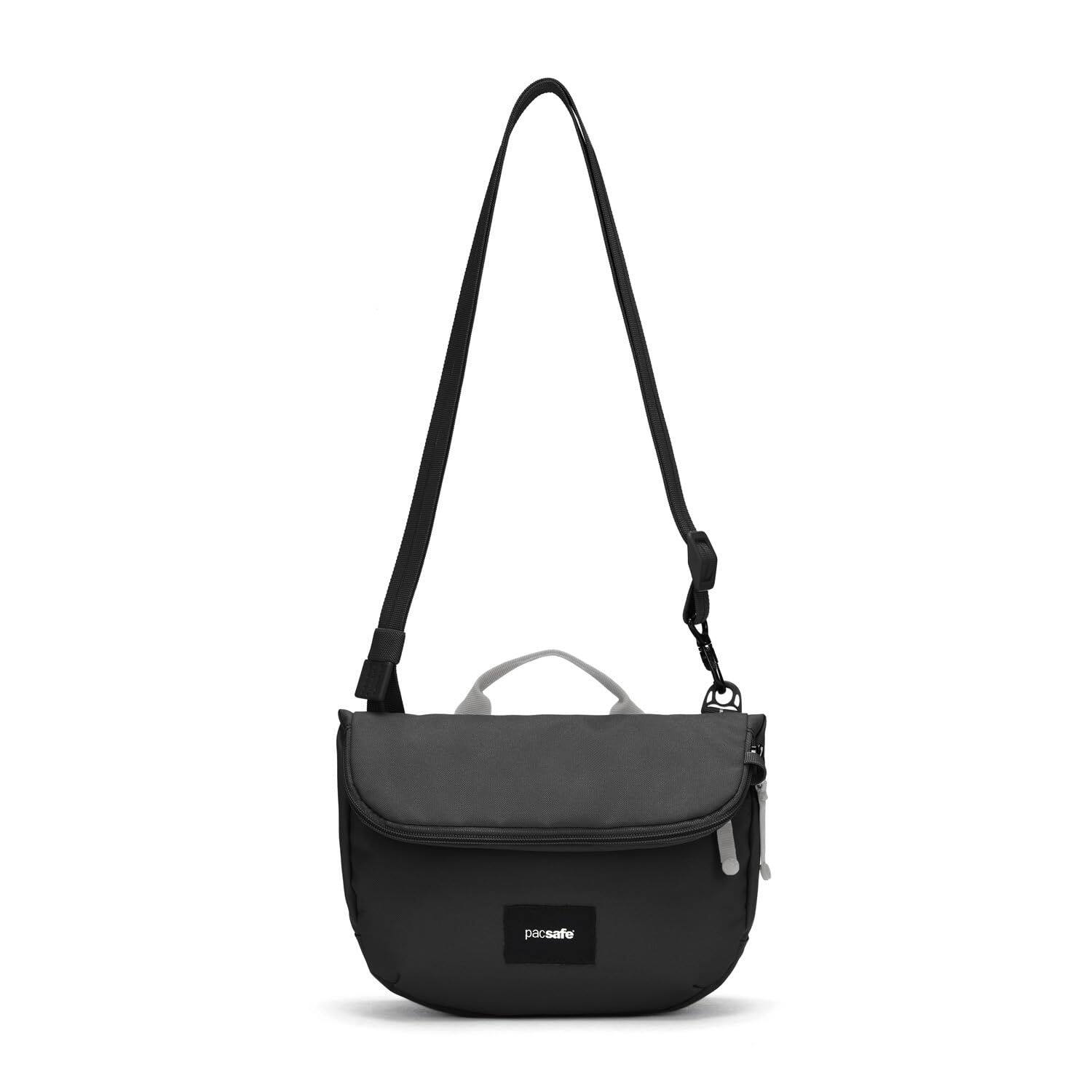 Angle. Pacsafe - GO Saddle Crossbody - Jet Black.