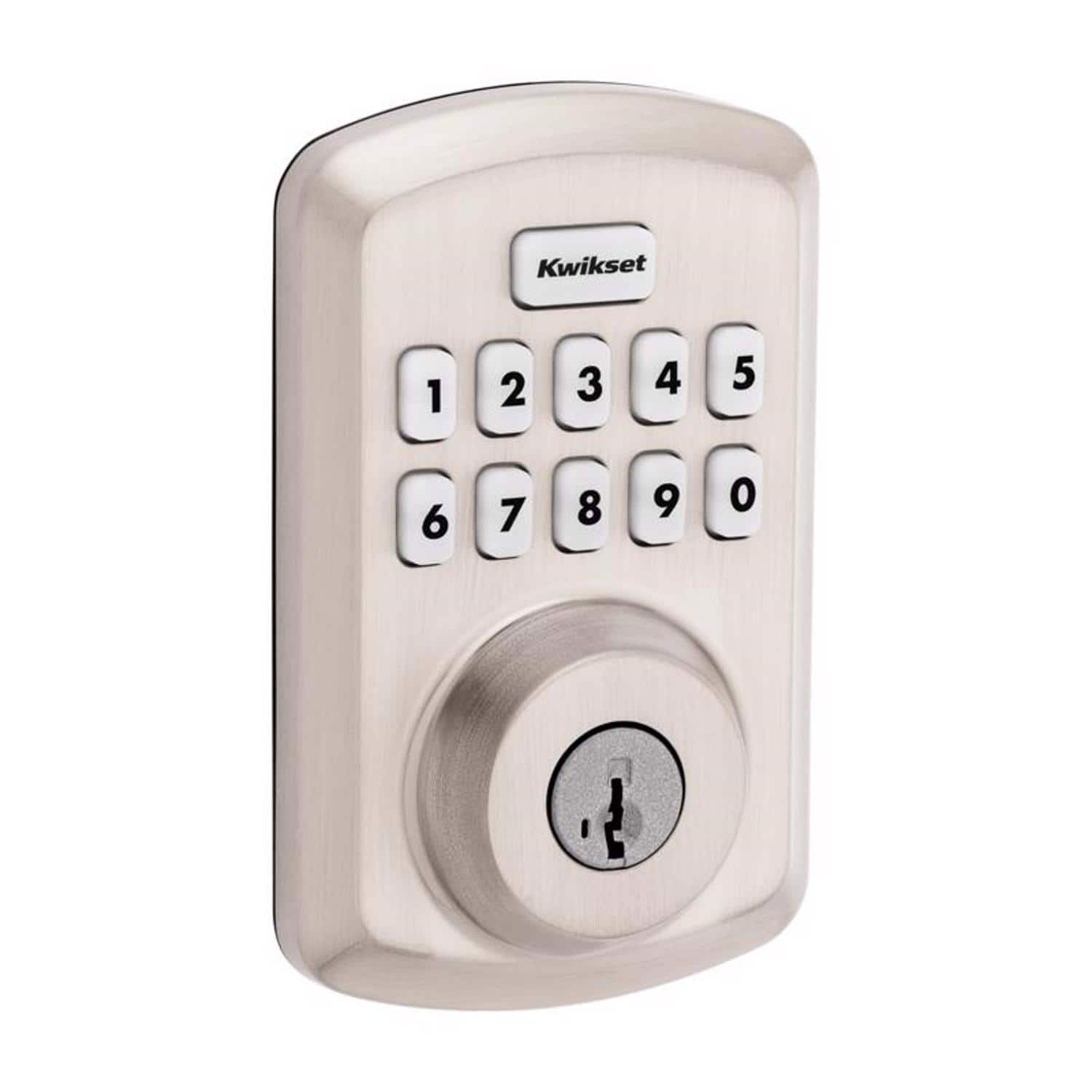 Kwikset - SmartCode Satin Nickel Zinc Electronic Deadbolt