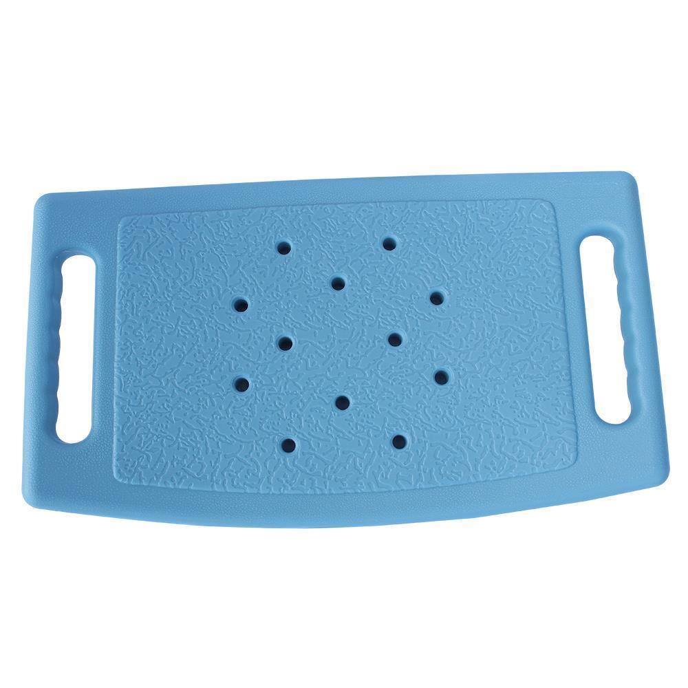 Back. Winado - 7-Level Adjustable Bathtub Bench & Shower Chair with Anti-Skid Feet, 300lbs Capacity, Tool-Free Installation for Elderly - Blue.