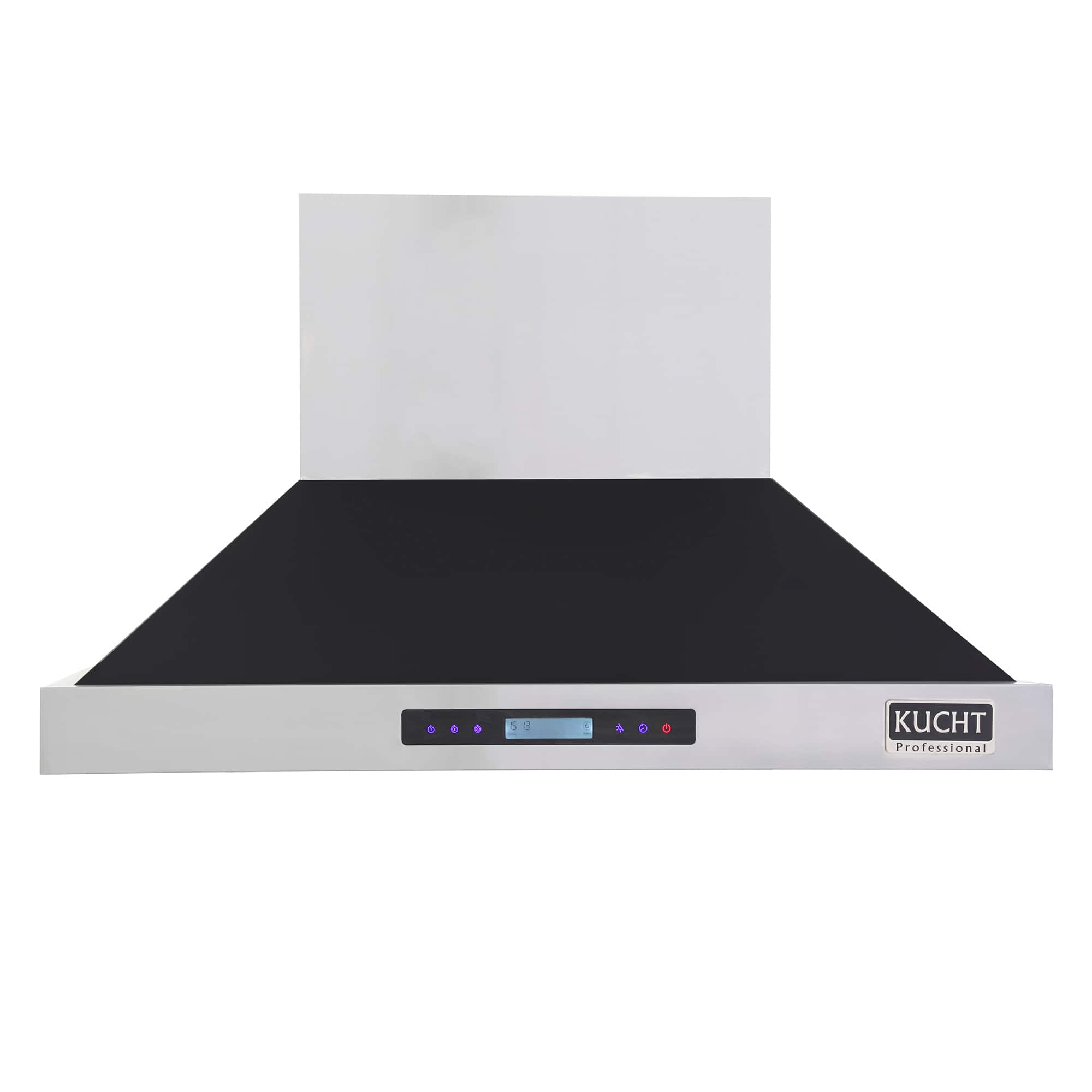 Kucht - 48 inches - Externally Vented - Wall Range Hood - Black
