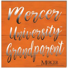 Jardine - Mercer Bears 10'' x 10'' Grandparent Plaque - Orange