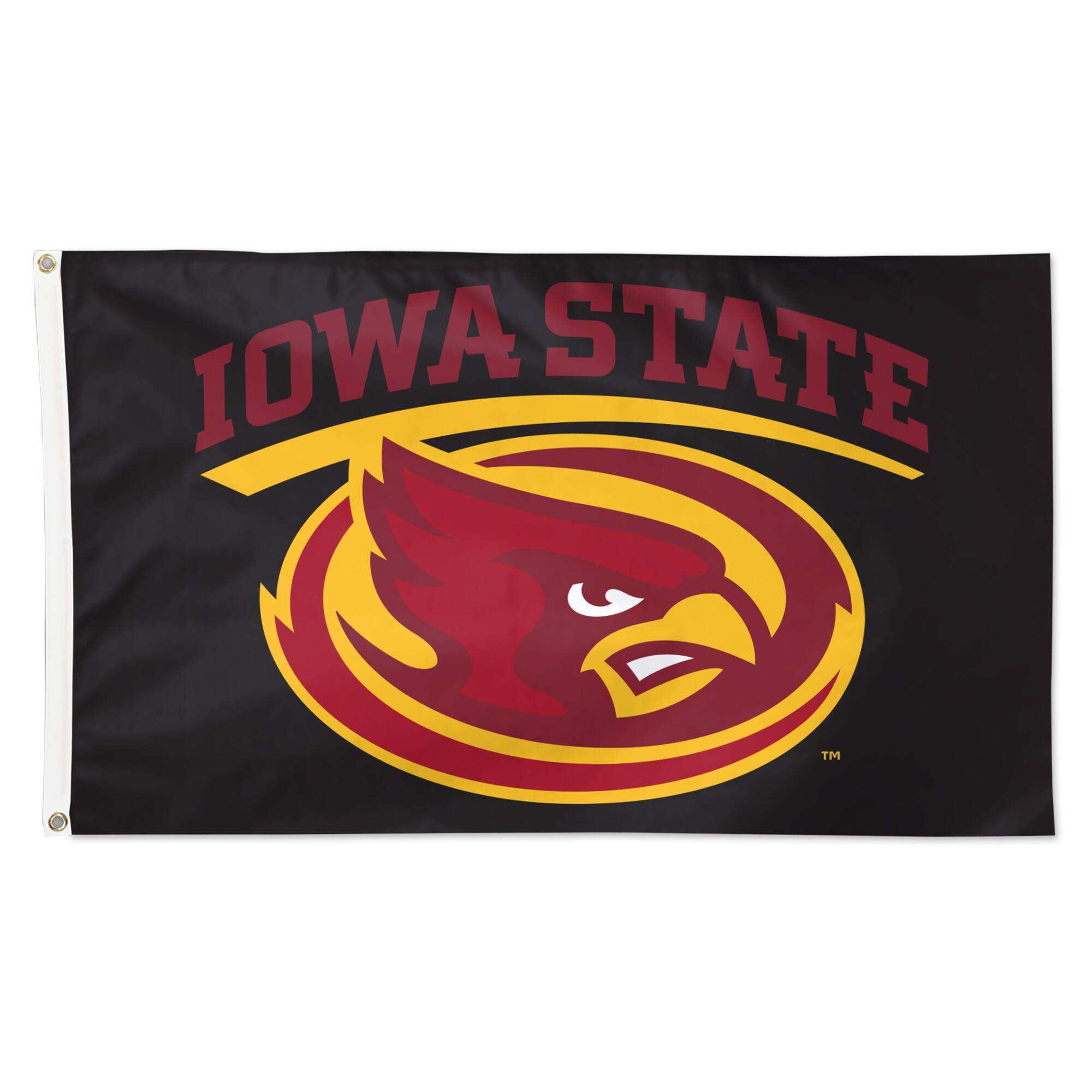 WinCraft - Iowa State Cyclones 3' x 5' Single-Sided Deluxe Secondary Team Logo Flag - Multicolor