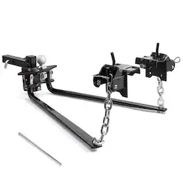 VEVOR - Weight Distribution Hitch, 10000lbs Max Towing & 1000lbs Max Tongue, Weight Distributing Hitches Kit Includes 2 in Shank - Black