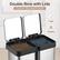 Double Bins with Lids
2 Lids for Odor Seal No Smell
Trash
Recycle