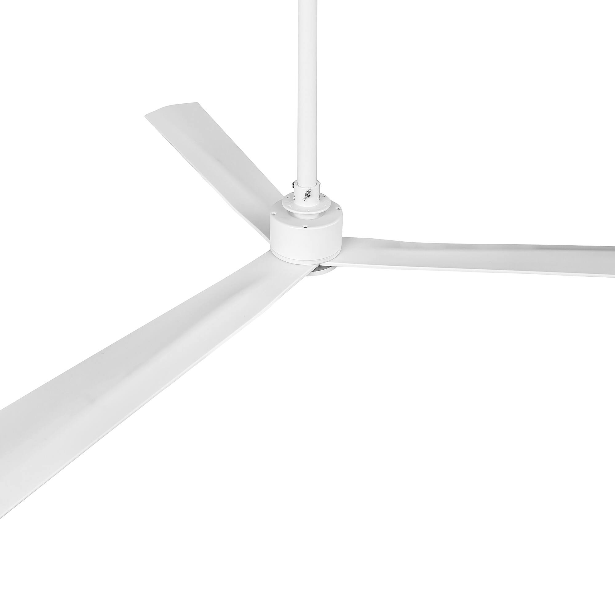 Alt View 5. Parrot Uncle - 50" Modern White Propeller Remote Control Ceiling Fan without Lights - White.