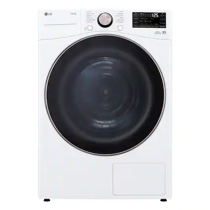 LG ThinQ NanoSteam dryer is ready to dry your clothes. It can handle delicates, bulky items, and even bedding. The dryer is equipped with a 10-minute timer, ensuring that your clothes are dried efficiently.