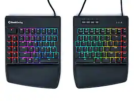 KINESIS - Freestyle Edge RGB Split Mechanical Keyboard with Programmable Keys - Black