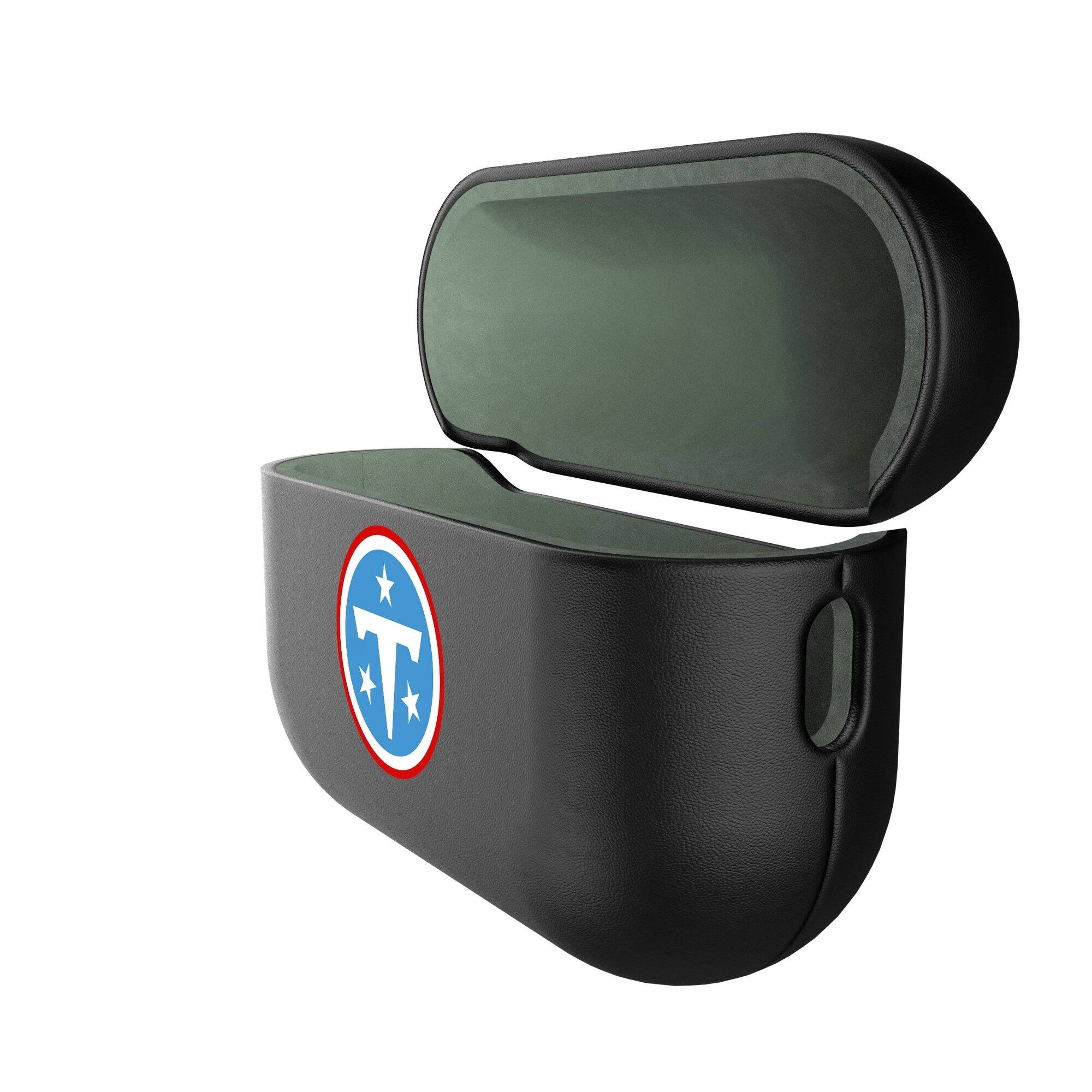 Alt View 1. Keyscaper - Tennessee Titans Tennessee Titans Insignia 2nd Gen AirPods Pro Case Cover - Black.