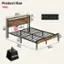 Product Size: 153.5cm x 35.5cm x 14"

Product Weight: 1500lbs