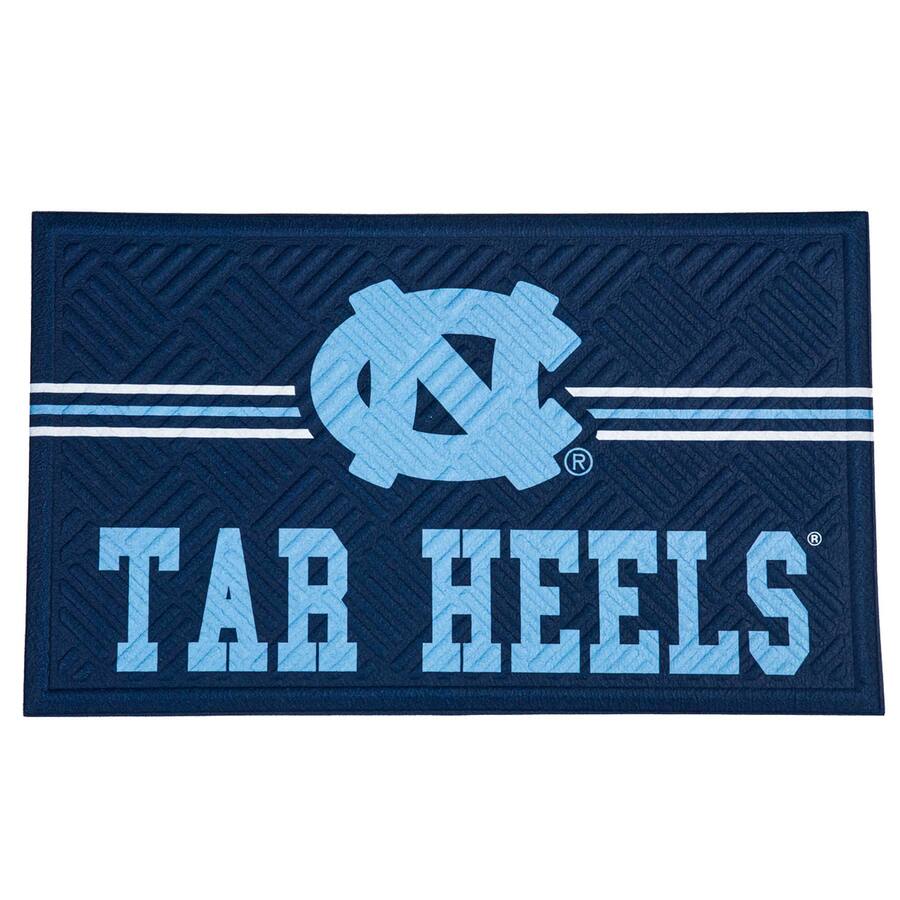 Tar Heels Racks Evergreen Enterprises North Carolina Tar Heels Embossed Door Mat ...