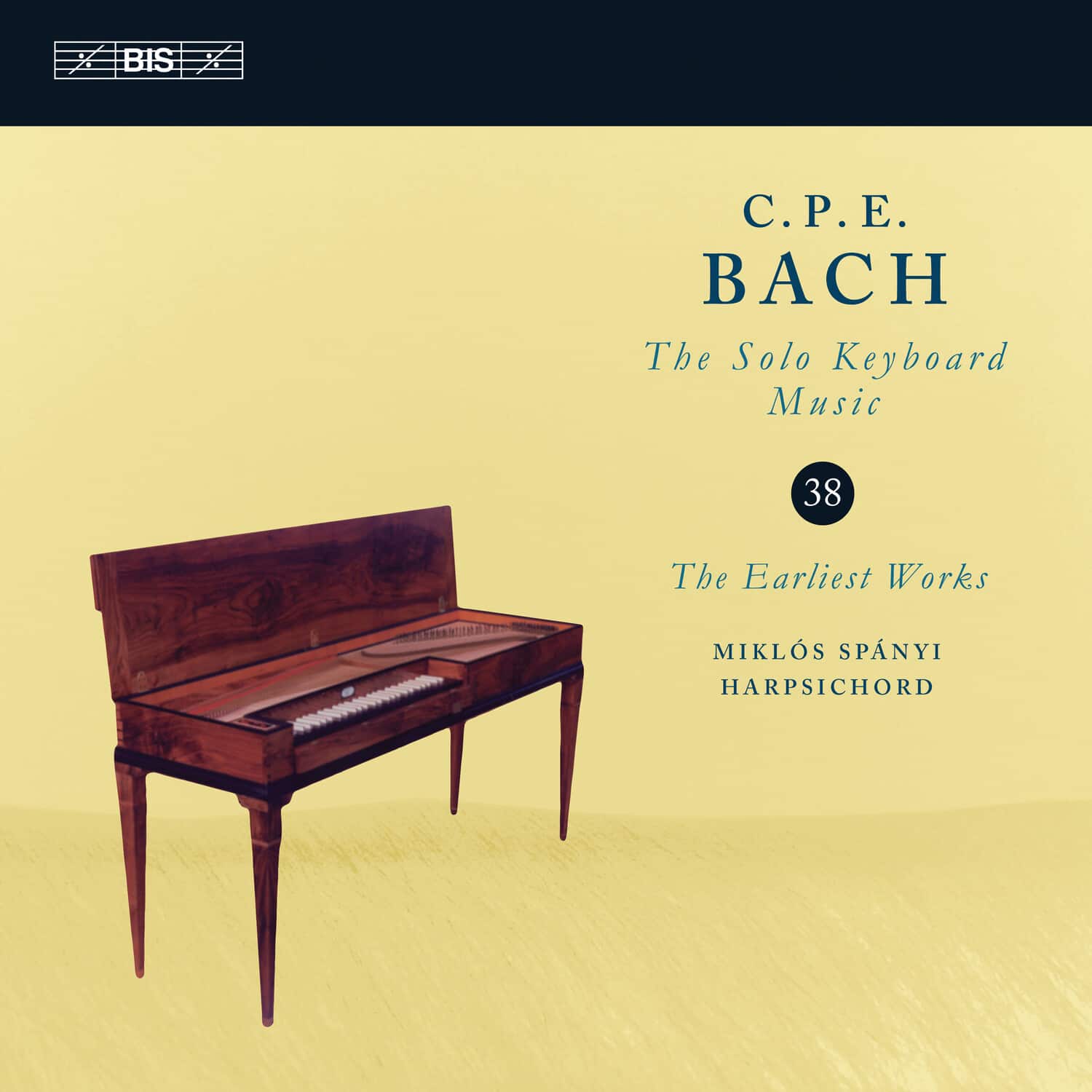 Bach,C.P.E / Spanyi - Solo Keyboard Music 38   - COMPACT DISCS [CD] price history on PriceWatchPro