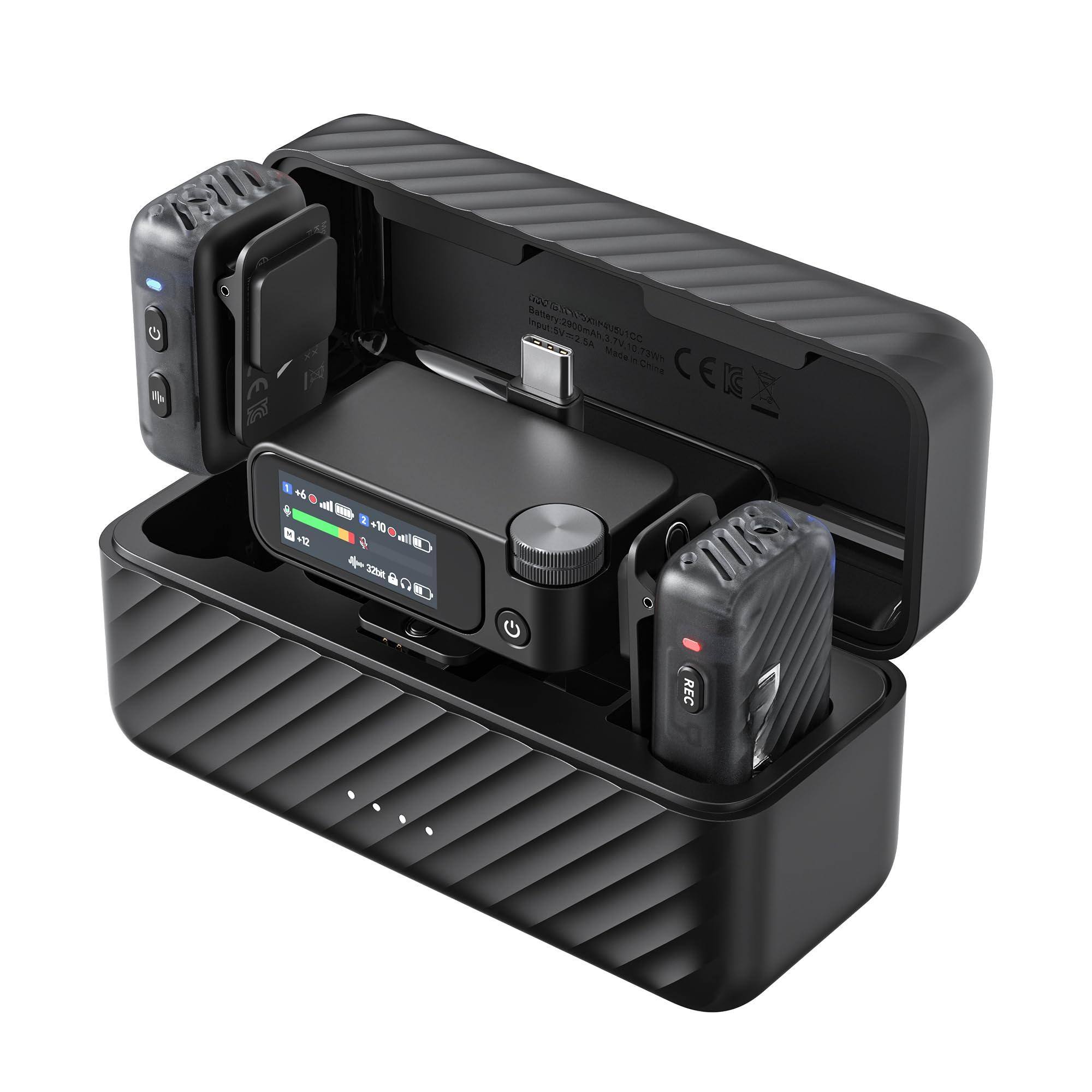 2TX+1RX+Charging Case (With Clip Mic)
