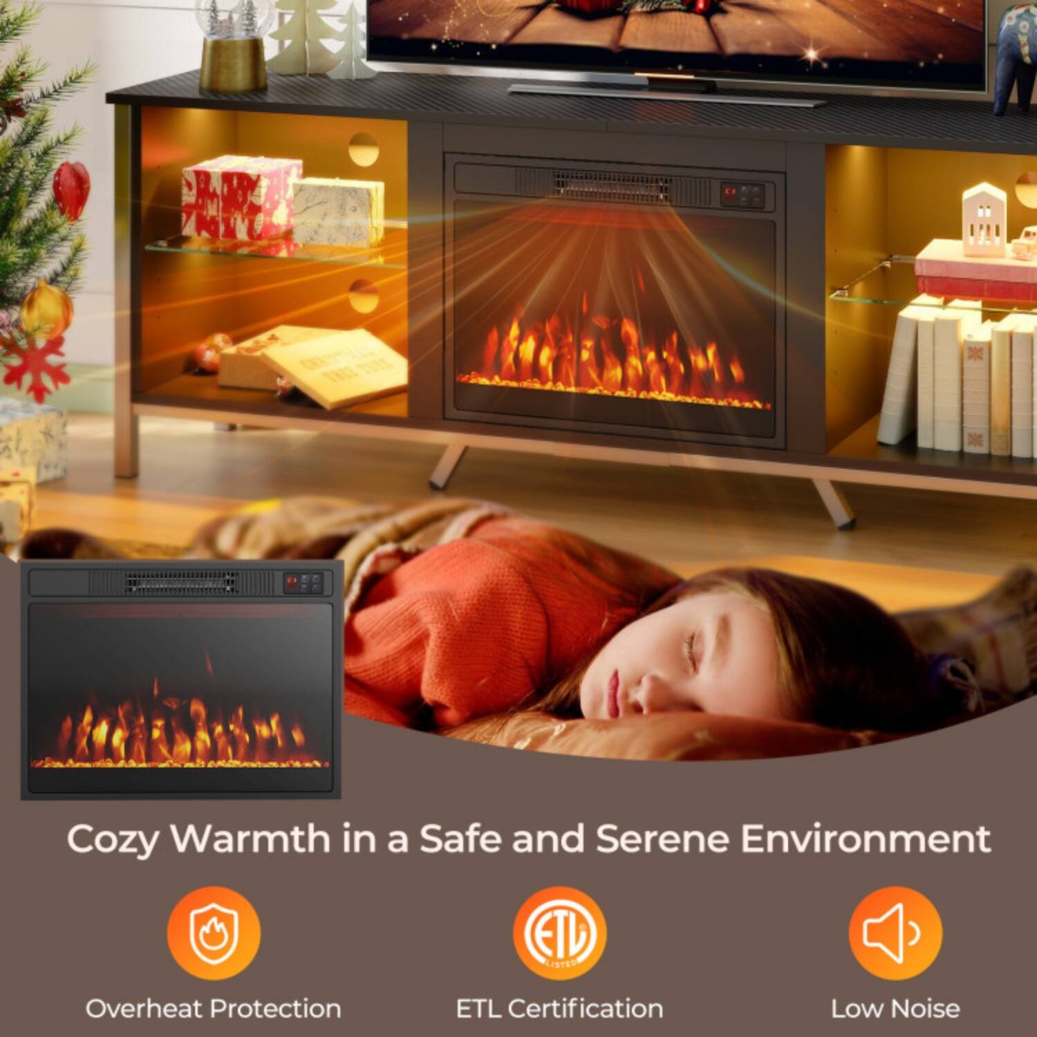 Cozy Warmth in a Safe and Serene Environment

- Overheat Protection
- ETL Certification
- Low Noise