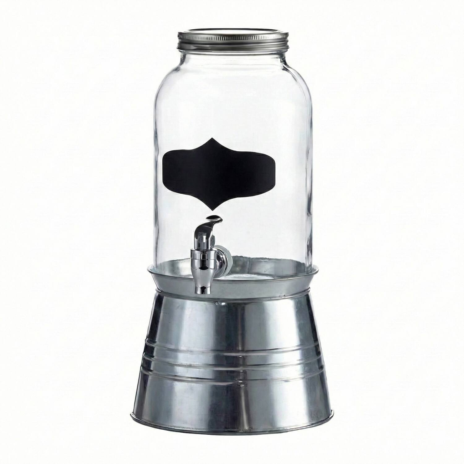 Angle. Style Setter - Bristol Beverage Dispenser 1 Gal - Clear.