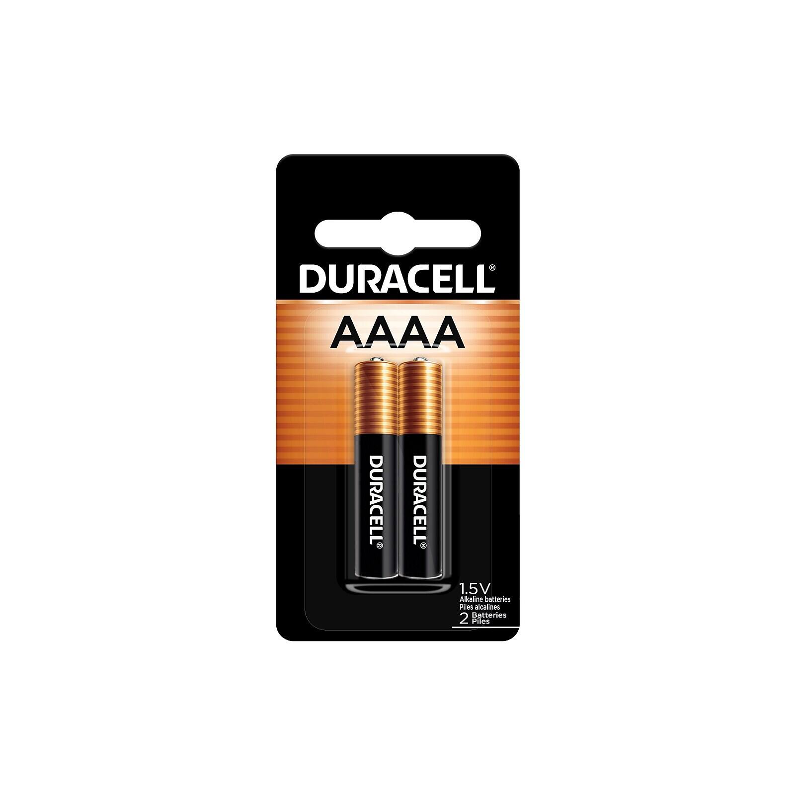 DURACELL AAAA  
DURACELL  
1.5V Alkaline batteries  
Piles alcalines  
Batteries  
2 Piles
