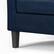 Alt View 14. Simpli Home - Austin 30 inch Wide Tub Chair - Distressed Dark Blue.