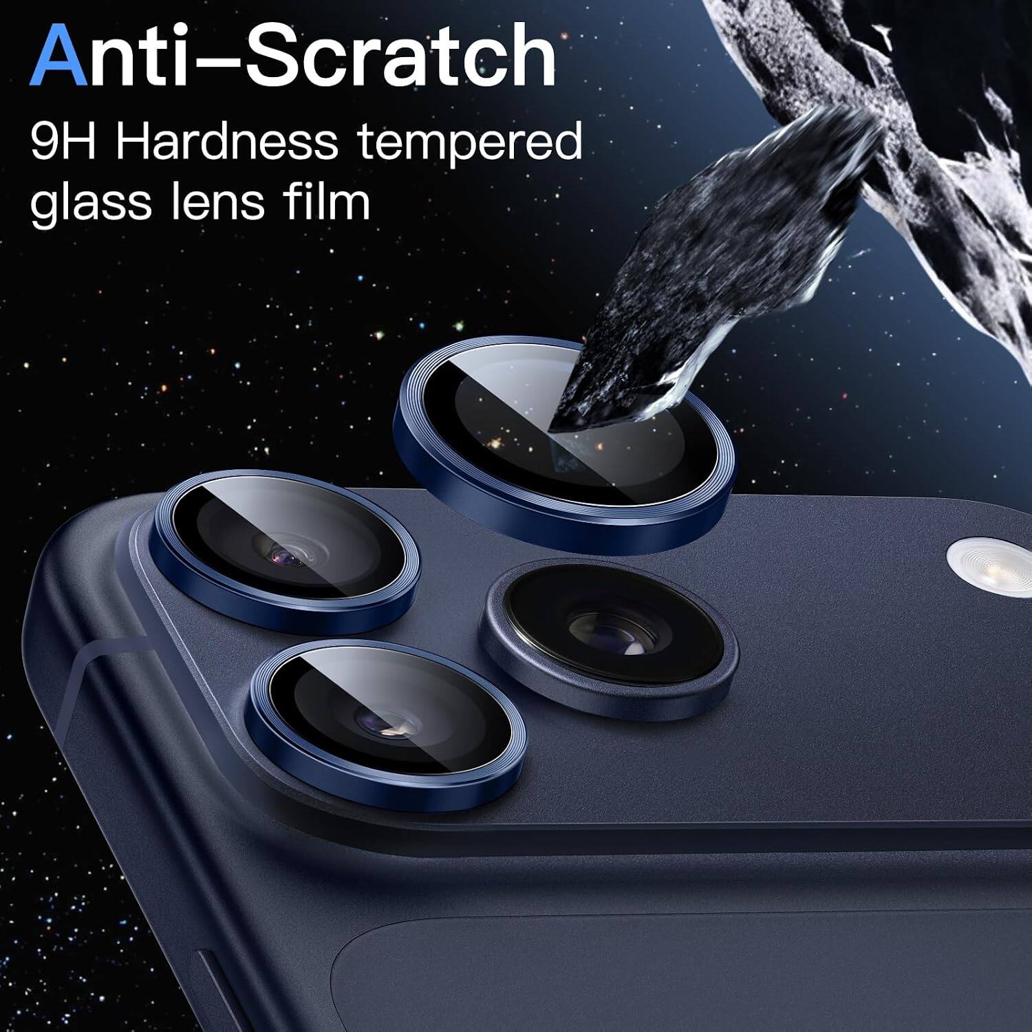 Anti-Scratch  
9H Hardness tempered glass lens film