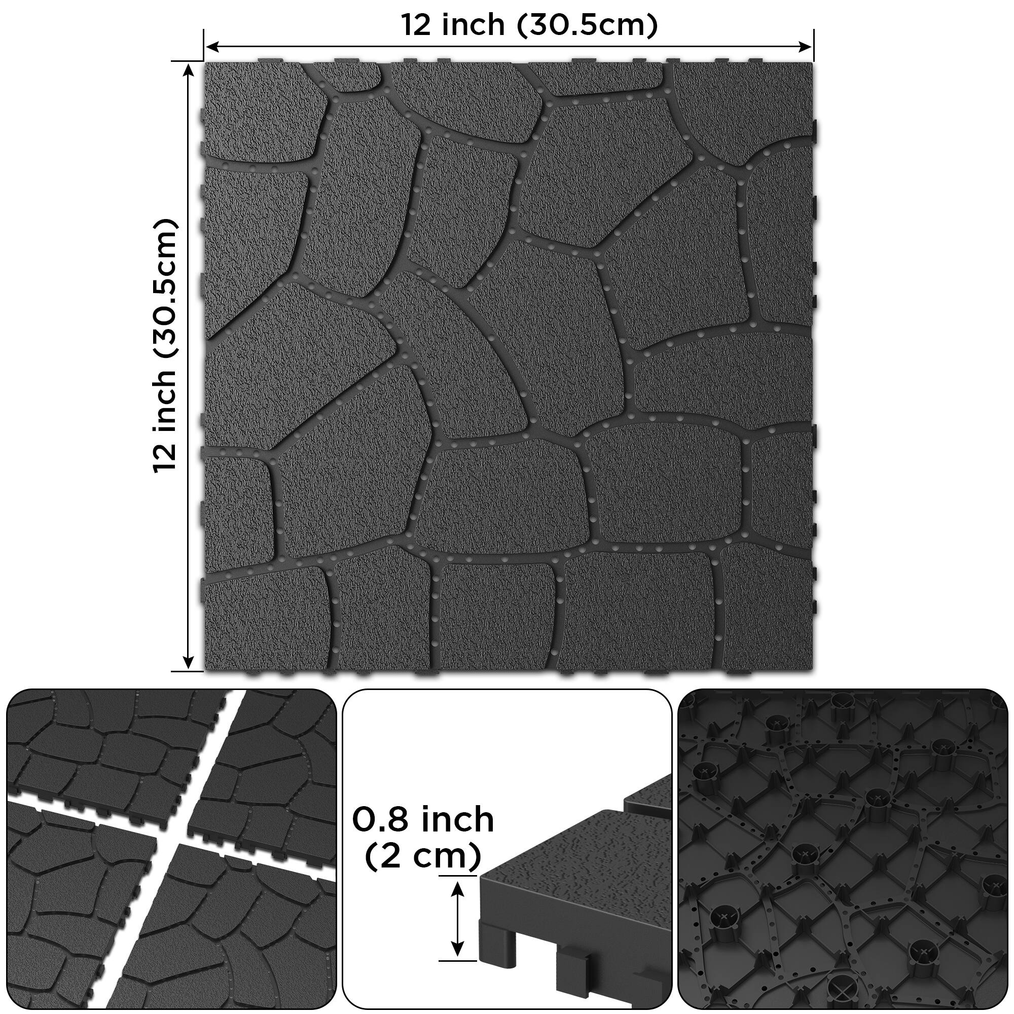 12 inch (30.5 cm)  
12 inch (30.5 cm)  
0.8 inch (2 cm)