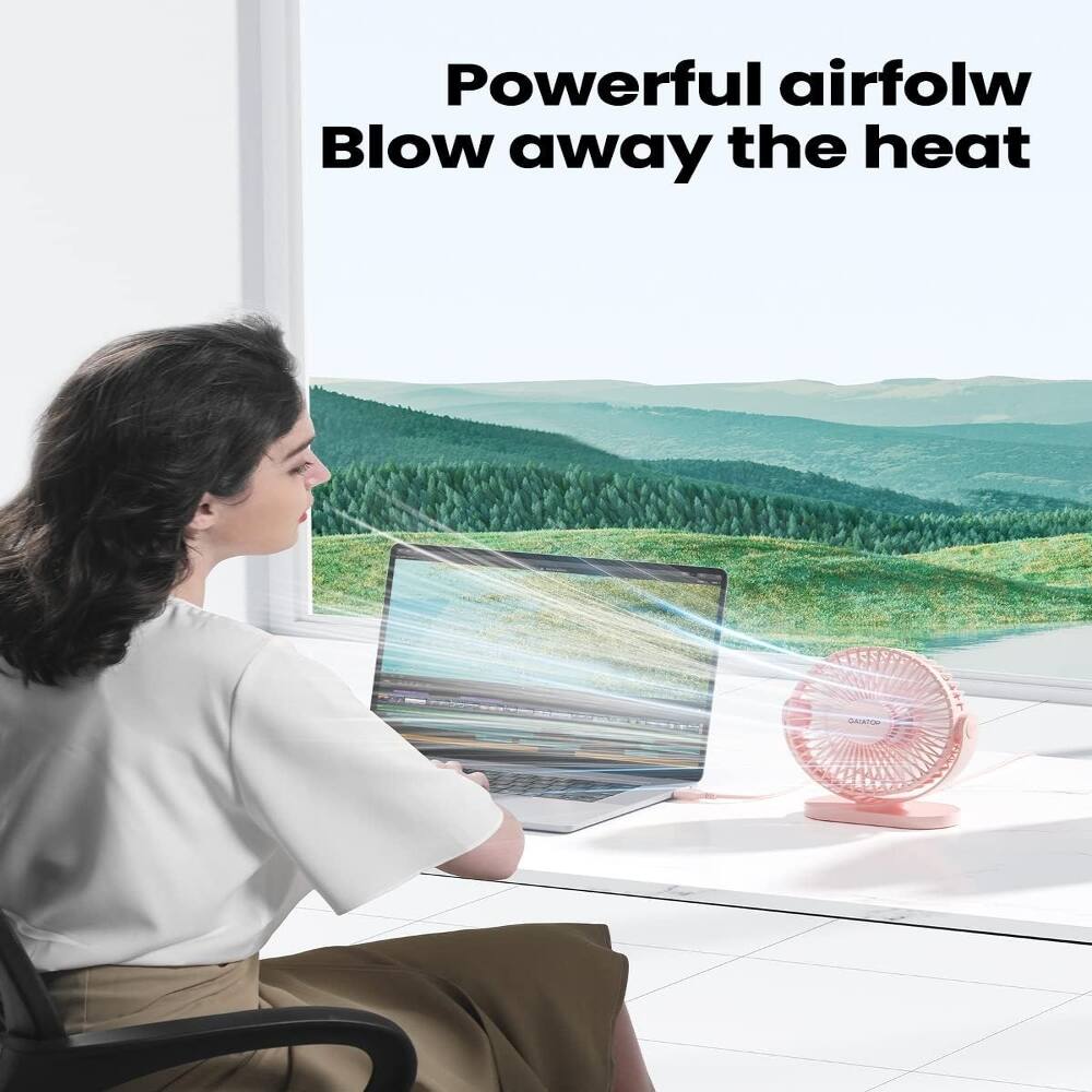 Powerful airflow  
Blow away the heat