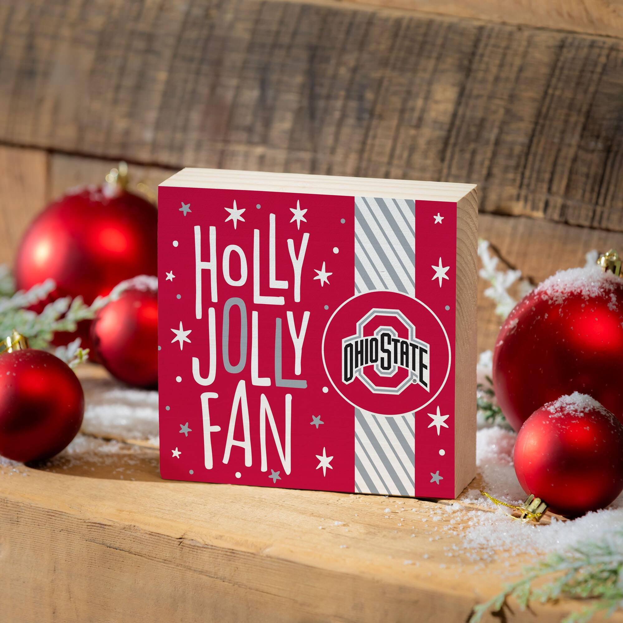 HOLLY JOLLY FAN  
OHIO STATE