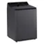 Angle. LG - 5.5 Cu. Ft. High Efficiency Smart Top Load Washer with EasyUnload - Matte Black.
