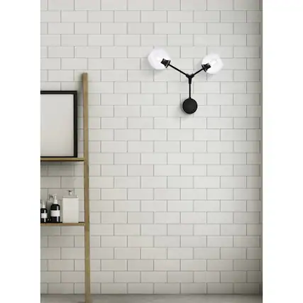 Front. Elegant Lighting - Cavoli 2 Lights Black Wall Sconce - Black And Clear.