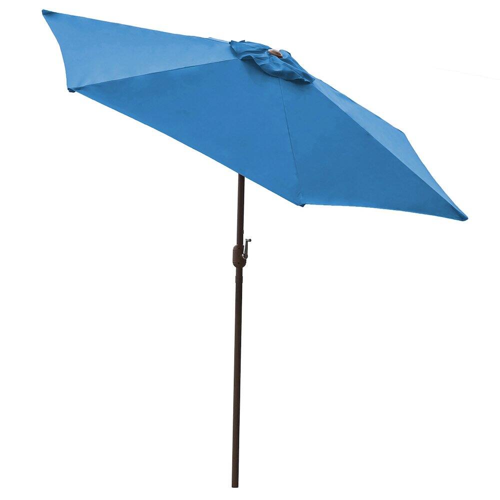 Panama Jack Outdoor - Panama Jack 9 Ft Alum Patio Umbrella W/Crank - Blue
