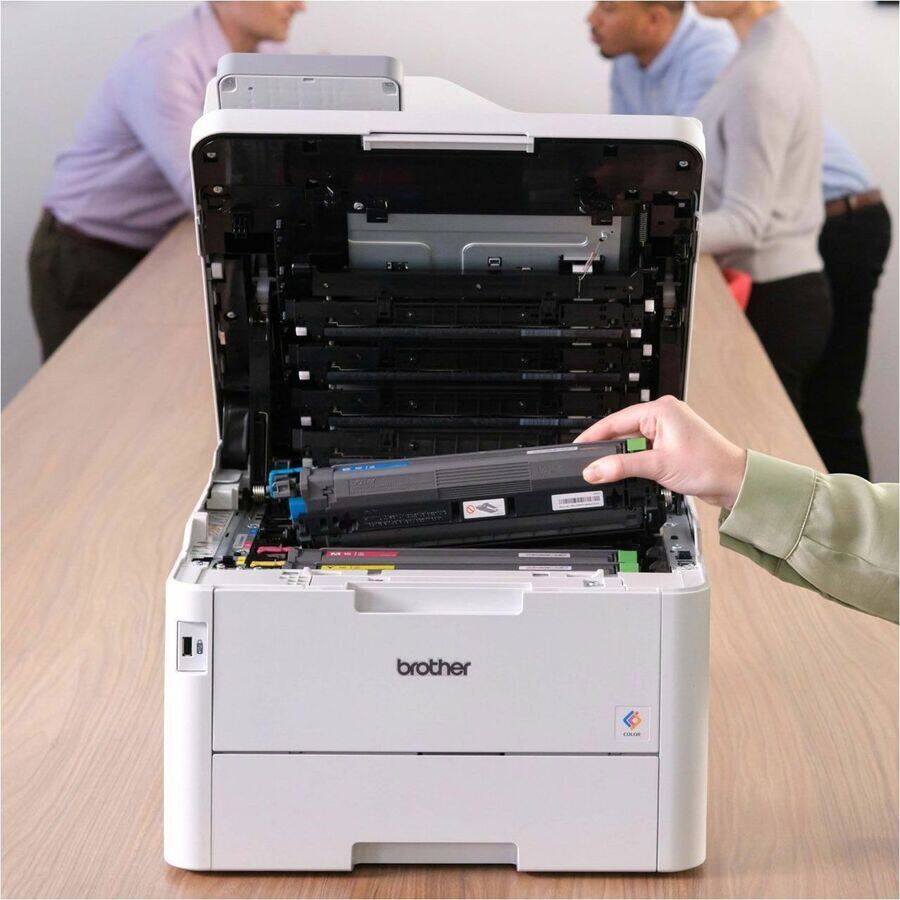 Alt View 3. Brother - Brother Workhorse MFC-L8395CDW Digital Color All-in-One Printer with Wireless Networking and Duplex Print, Scan, and - Unknown.