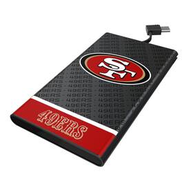 Keyscaper - San Francisco 49ers 5000mAh Flat Powerbank - Black