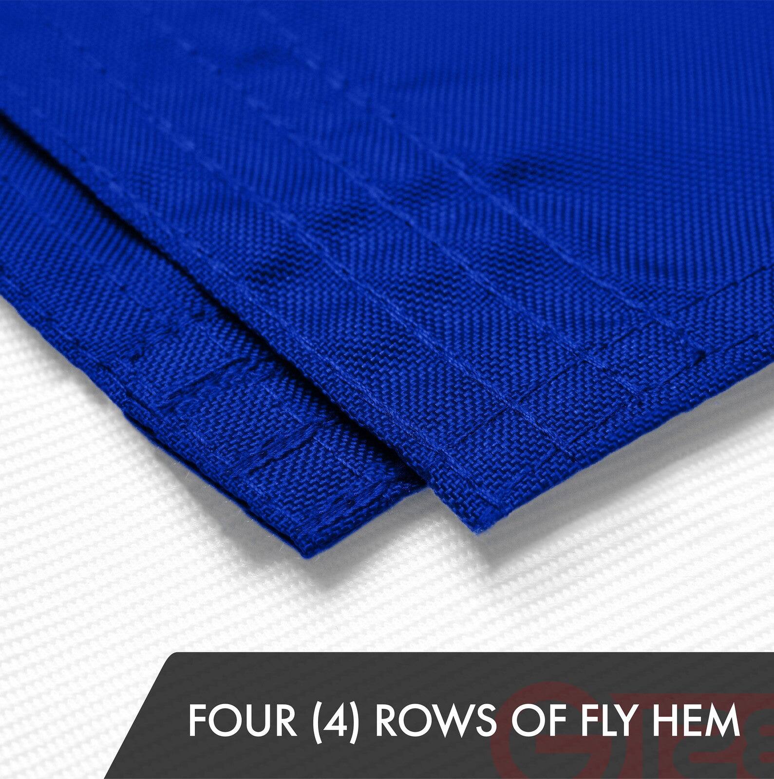 FOUR (4) ROWS OF FLY HEM