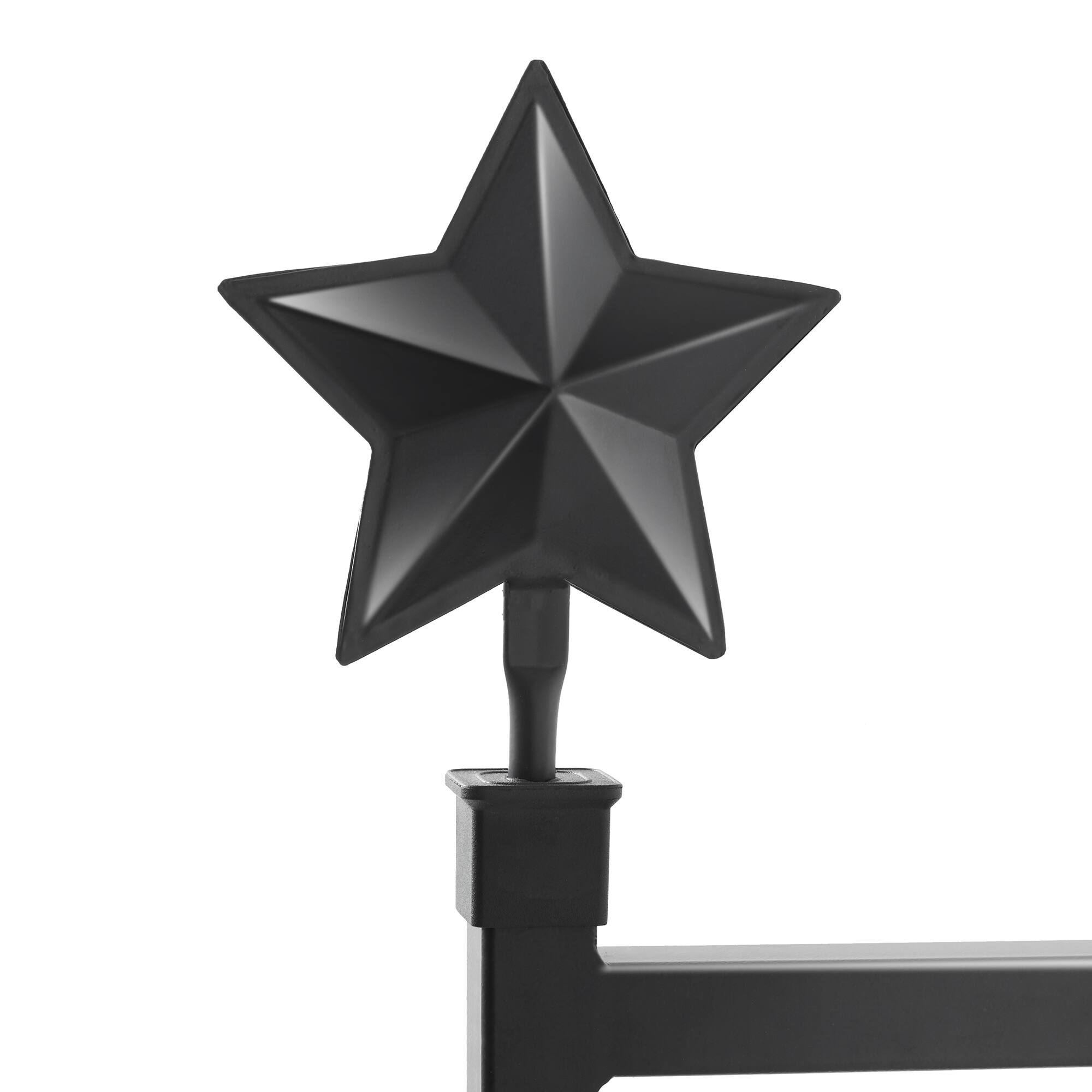 Alt View 5. Casafield - 3-ft Christmas Stocking Holder Stand - Holiday Decor Display - Black - Black.