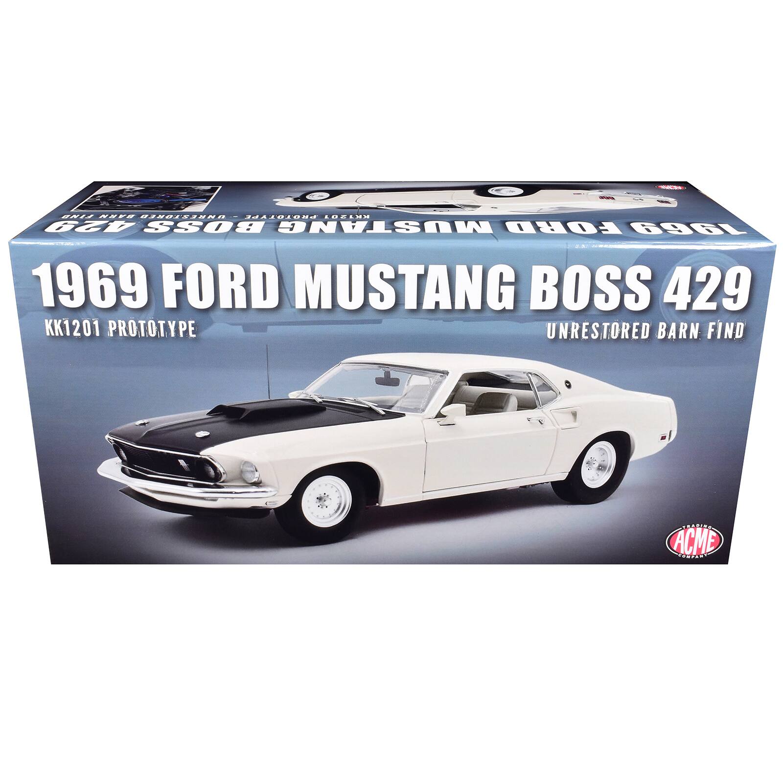 1969 FORD MUSTANG BOSS 429 KK1201 PROTOTYPE UNRESTORED BARN FIND ACME
