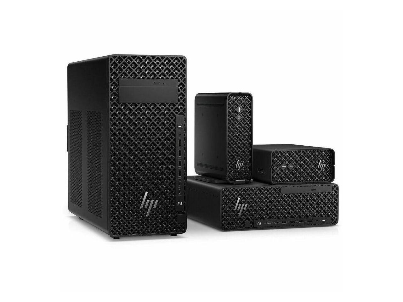 Alt View 10. HP - HP Z2 G1i Workstation - Intel Core Ultra 7 265 - 32 GB - 1 TB SSD - NVIDIA RTX A1000 - Windows 11 Pro - Black - Black.