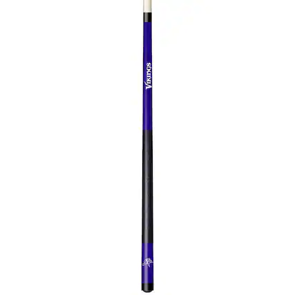 Front. Imperial - Minnesota Vikings Team Color Laser-Etched Cue Stick - Purple.
