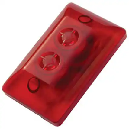 Front. SPT - Mini Size Siren with Dual Strobe (12V).