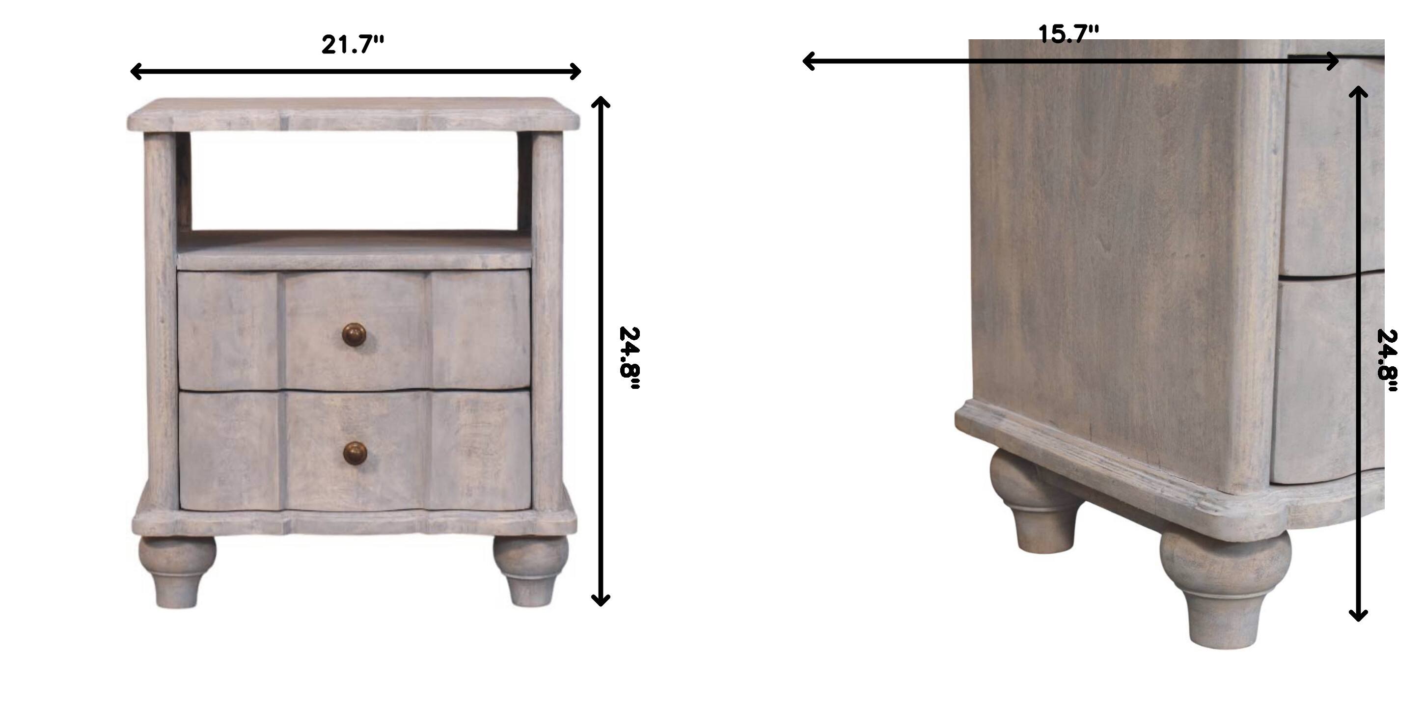 21.7" 15.7" 24.8" 24.8"